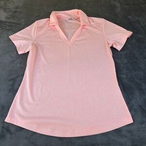 Lady Hagen Golf Polo Shirt Womens XS Short Sleeve V Neck Pink Athletic Top